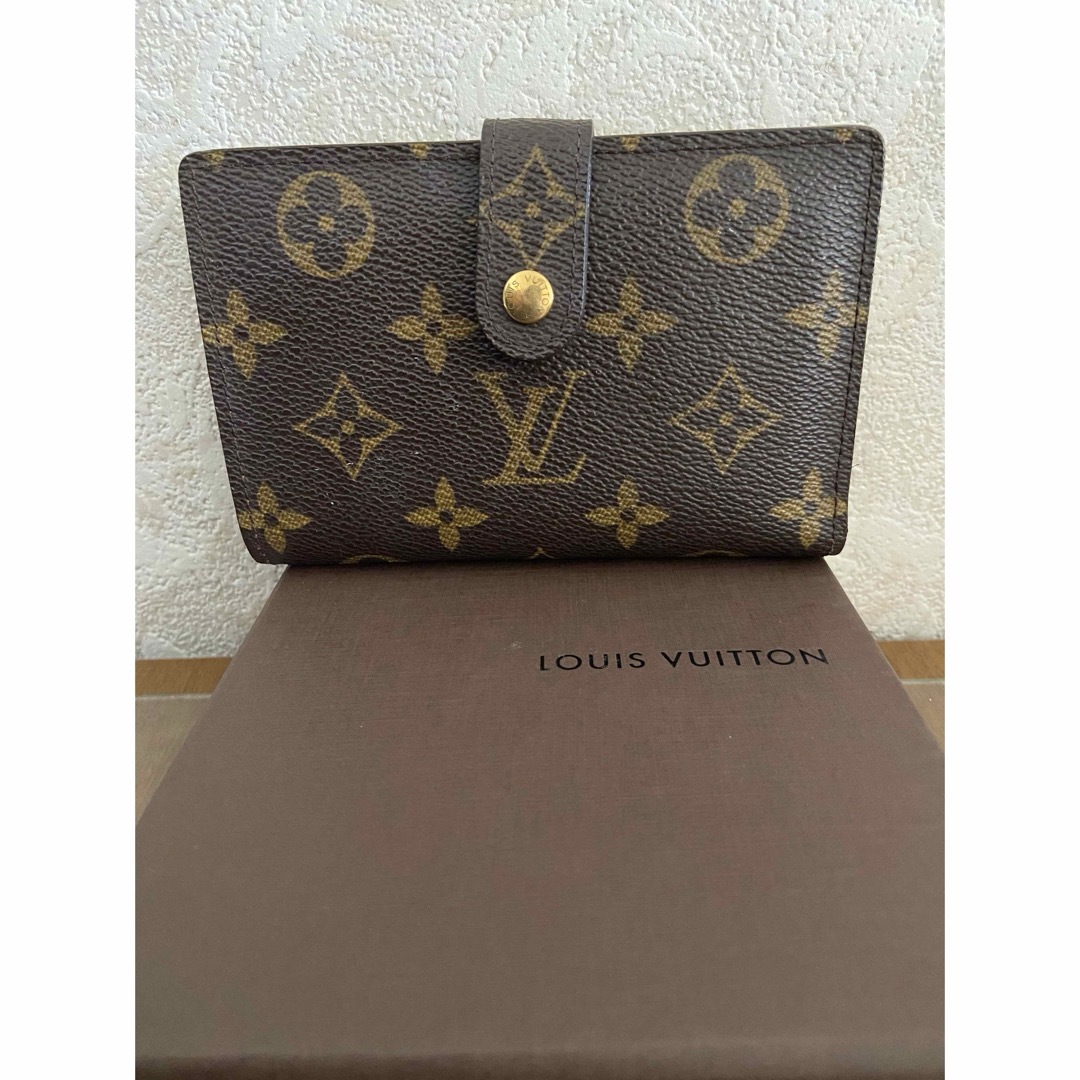 LOUIS VUITTON(ルイヴィトン)のルイヴィトンの二つ折りがま口財布　箱付き レディースのファッション小物(財布)の商品写真