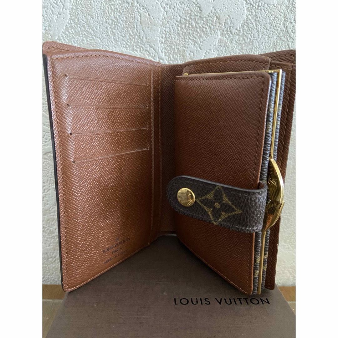 LOUIS VUITTON(ルイヴィトン)のルイヴィトンの二つ折りがま口財布　箱付き レディースのファッション小物(財布)の商品写真