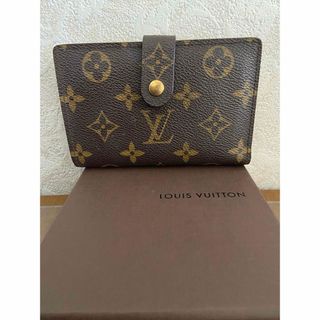 ルイヴィトン(LOUIS VUITTON)のルイヴィトンの二つ折りがま口財布　箱付き(財布)