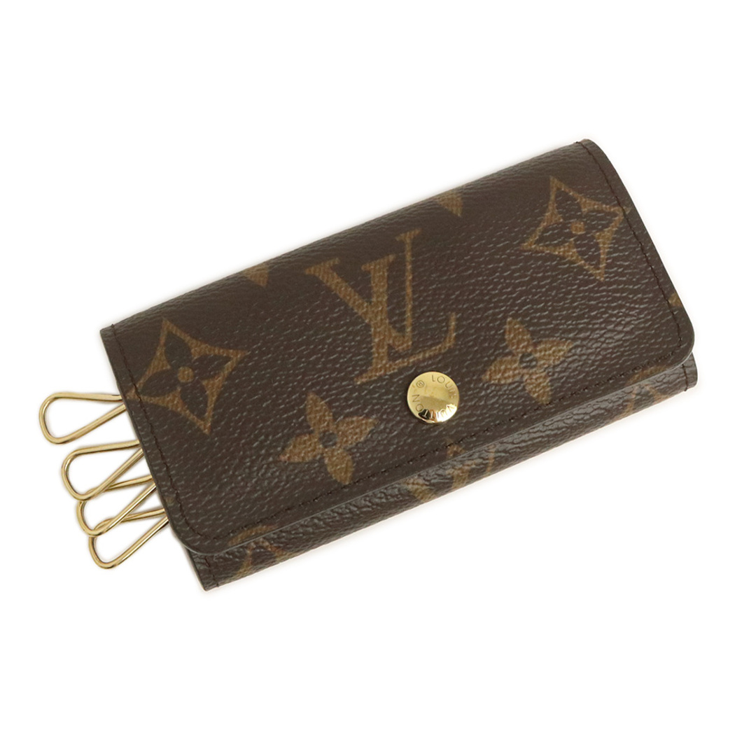 スナップボタン内側ルイヴィトン M69517 キーケース ブラウン  LOUIS VUITTON ミュルティクレ4 モノグラム