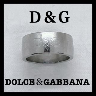 ドルチェアンドガッバーナ(DOLCE&GABBANA)のＤ＆Ｇ　DOLCE＆GABBANA  ドルガバ　ロゴリング　指輪　10号(リング(指輪))