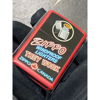 zippo カナダ メープル レッド 希少モデル 2014年製(その他)