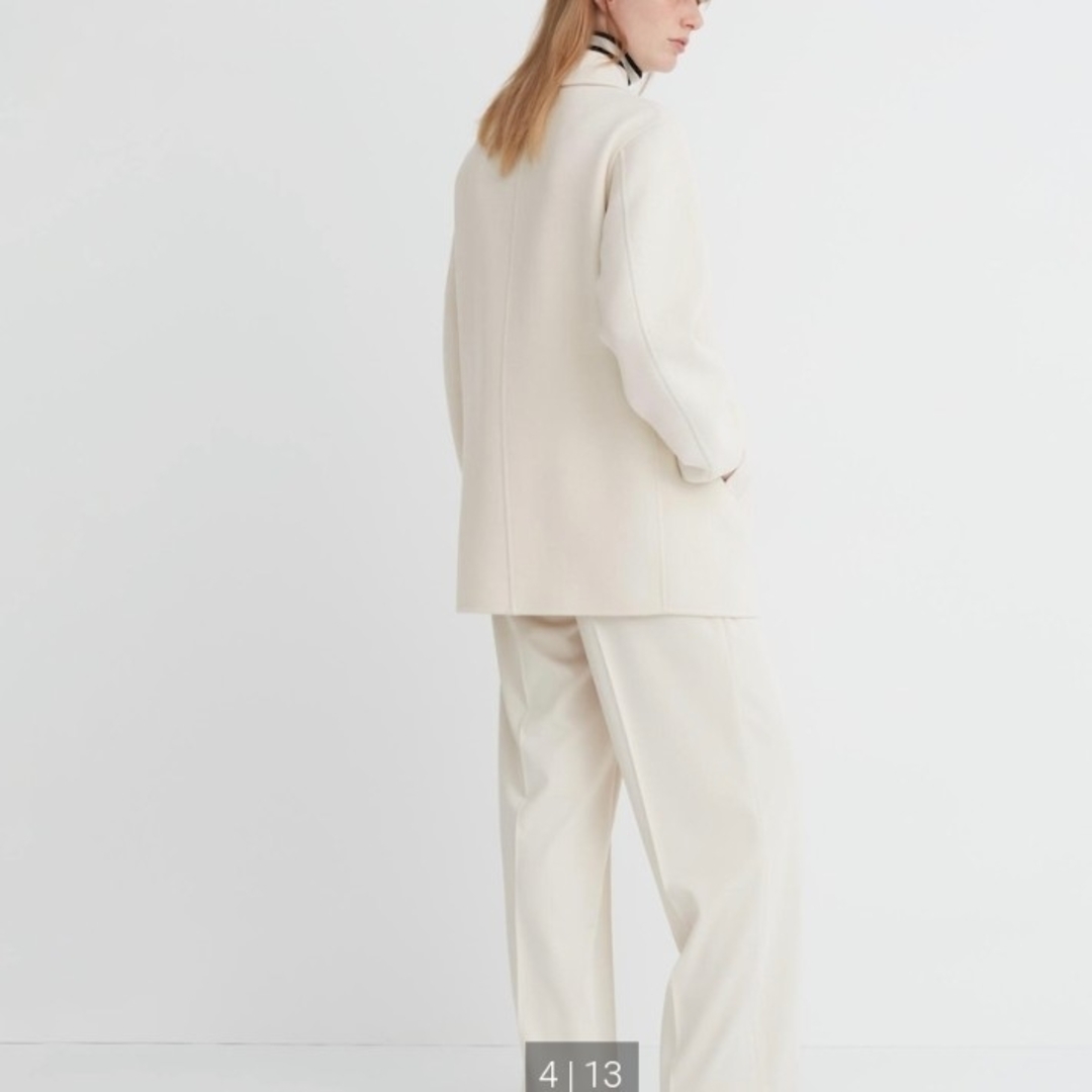 UNIQLO - UNIQLO ダブルフェイスショートコート グレー XL UNIQLO - UNIQLO ダブルフェイスショートコート グレー XL