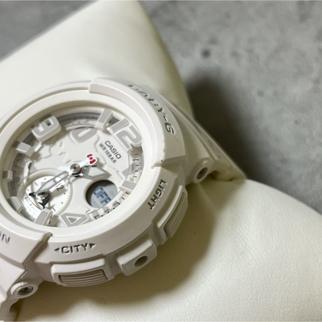 BABY-G ハローキティコラボモデル BGA-190KT-7BJR （WH）