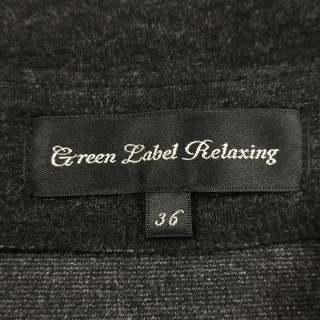 UNITED ARROWS green label relaxing(ユナイテッドアローズグリーンレーベルリラクシング)のGLR ワンピース ひざ丈 八分袖 チェック 36 黒 赤 210624MN4A レディースのワンピース(ひざ丈ワンピース)の商品写真