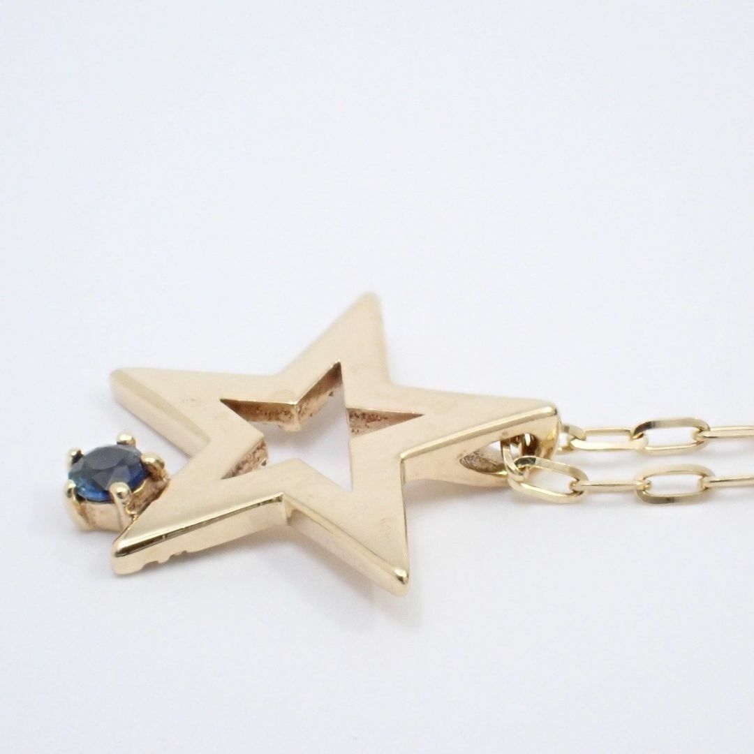 STAR JEWELRY(スタージュエリー)のSTAR JEWELRY スタージュエリー×横浜DeNAベイスターズコラボ ネックレス K10/ブルーサファイア レディースのアクセサリー(ネックレス)の商品写真