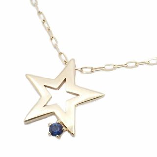 スタージュエリー(STAR JEWELRY)のSTAR JEWELRY スタージュエリー×横浜DeNAベイスターズコラボ ネックレス K10/ブルーサファイア(ネックレス)