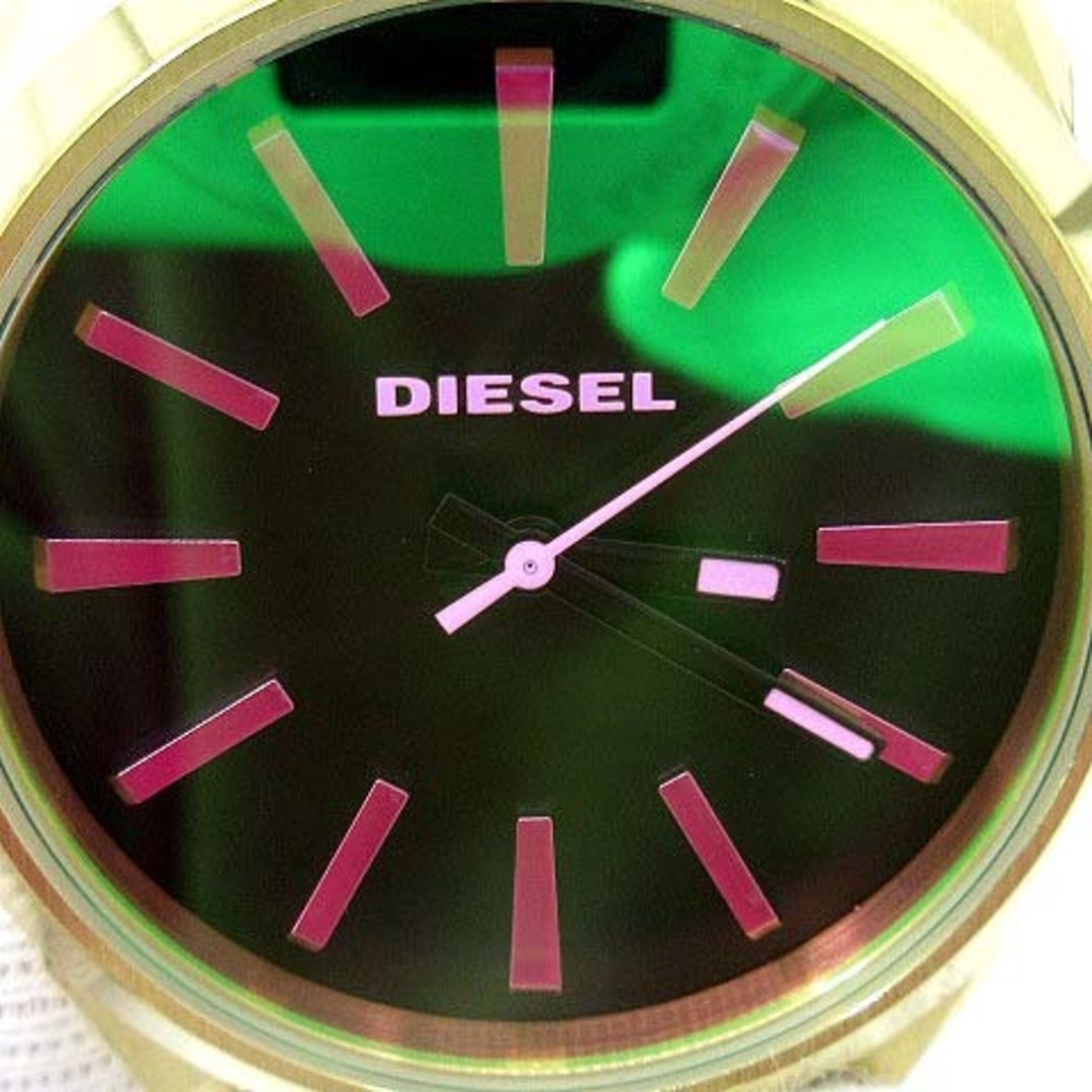 DIESEL(ディーゼル)のディーゼル ボーイズ クォーツ 腕時計 DZ-5544 スタッズ 編光ガラス レディースのファッション小物(腕時計)の商品写真