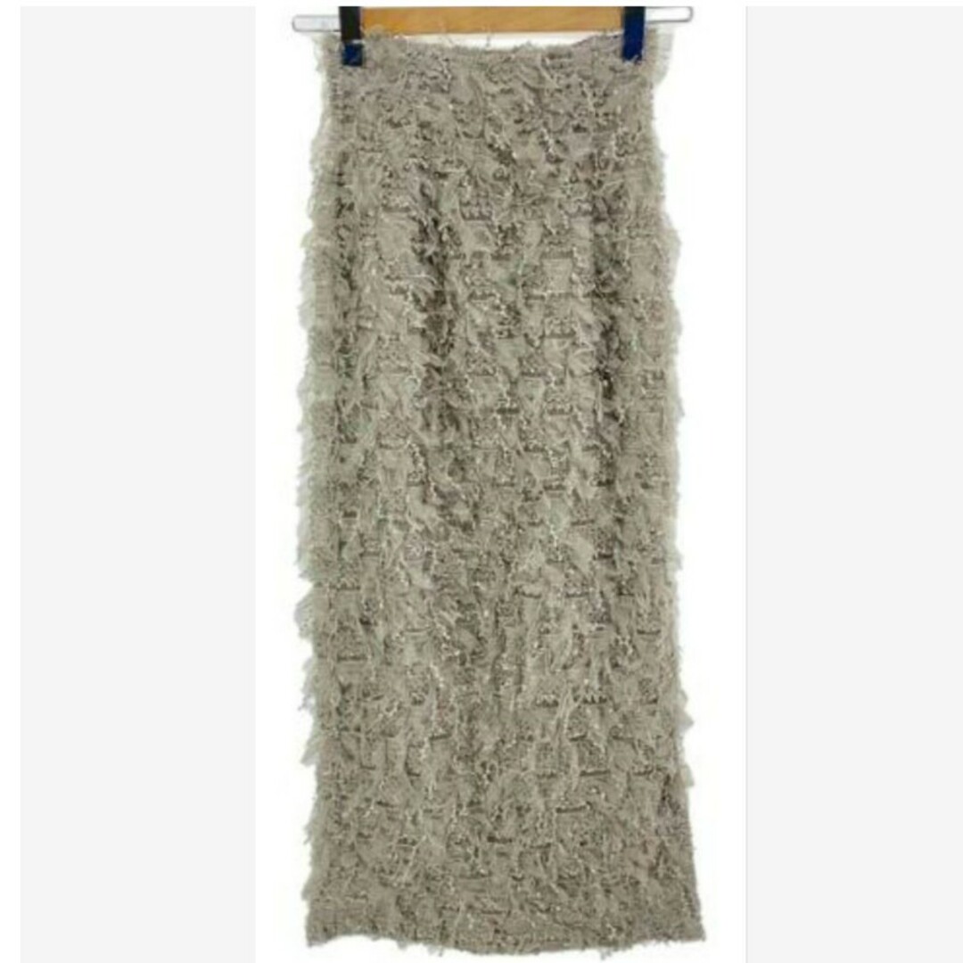 SNIDEL(スナイデル)のシャーリングチュールタイトスカート レディースのスカート(ロングスカート)の商品写真