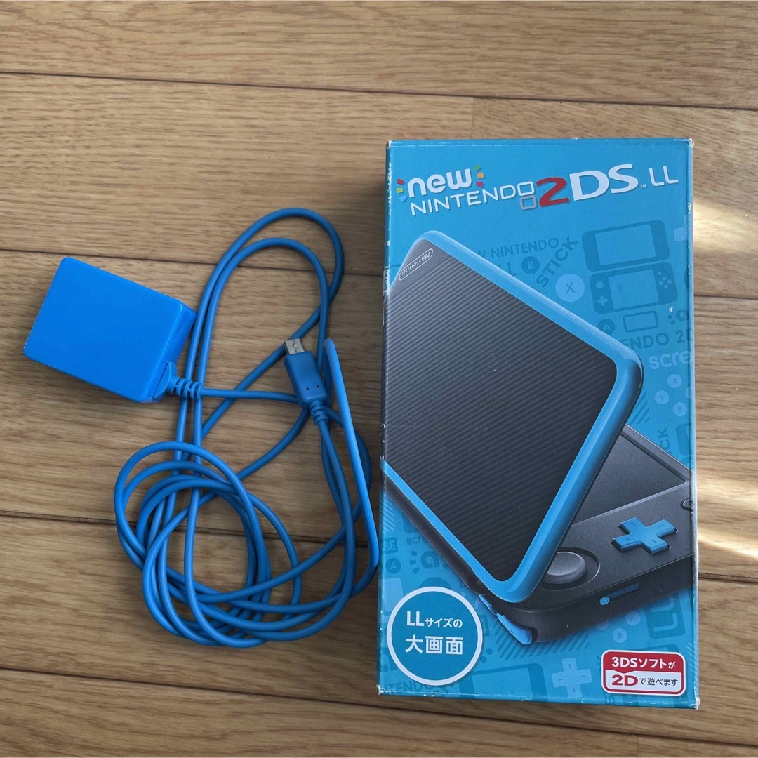 ニンテンドー2DS(ニンテンドー2DS)のNintendo ゲーム機本体 NEW ニンテンドー 2DS LL ブラック/タ エンタメ/ホビーのゲームソフト/ゲーム機本体(携帯用ゲーム機本体)の商品写真