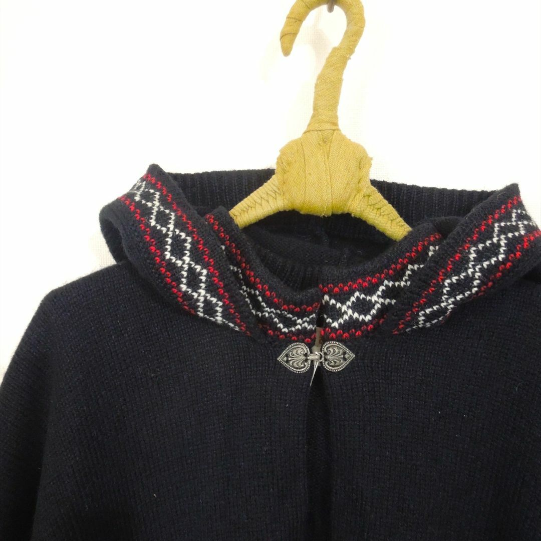 bighug エストニア ニットポンチョ レディースのジャケット/アウター(ポンチョ)の商品写真