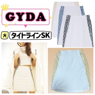 ジェイダ(GYDA)のGYDA タイトサイドラインSK 総柄 スカート(ミニスカート)