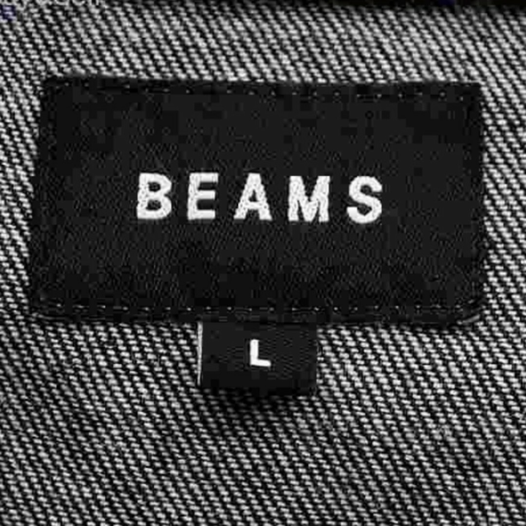 BEAMS(ビームス)のL【未使用近い】新品価格3.8万円ビームス ジップアップ 柔らかデニムジャケット メンズのジャケット/アウター(Gジャン/デニムジャケット)の商品写真