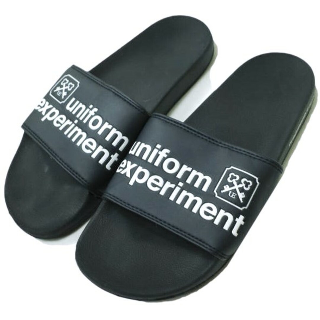 uniform experiment(ユニフォームエクスペリメント)のuniform experiment x FRAGMENT DESIGN ユニフォームエクスペリメント フラグメントデザイン 19SS 別注 SHOWER SLIDES シャワーサンダル UE-190122 US9(27cm) NAVY シューズ【中古】【uniform experiment × FRAGMENT DESIGN】 メンズの靴/シューズ(サンダル)の商品写真