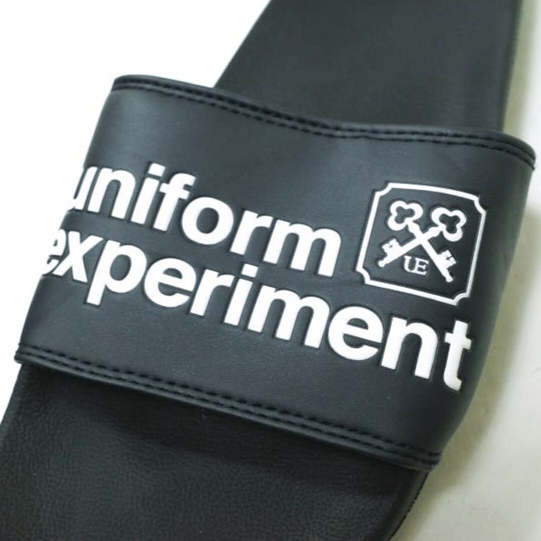 uniform experiment(ユニフォームエクスペリメント)のuniform experiment x FRAGMENT DESIGN ユニフォームエクスペリメント フラグメントデザイン 19SS 別注 SHOWER SLIDES シャワーサンダル UE-190122 US9(27cm) NAVY シューズ【中古】【uniform experiment × FRAGMENT DESIGN】 メンズの靴/シューズ(サンダル)の商品写真