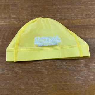 セントラルスポーツ　黄色スイム帽子M(マリン/スイミング)