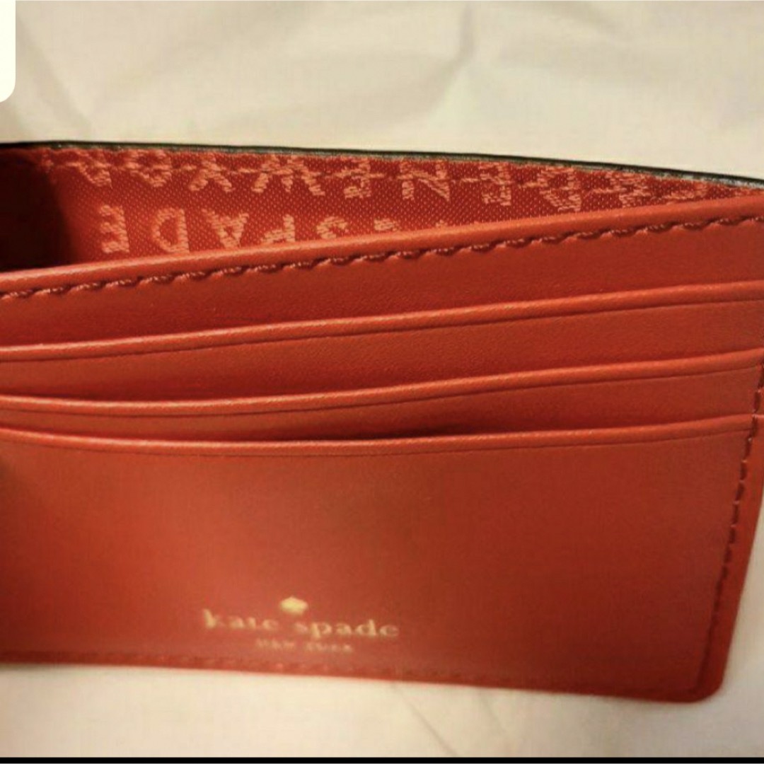 COACH(コーチ)の【新品】ケイトスペード KATE SPADE レザー レッド カードケース レディースのファッション小物(名刺入れ/定期入れ)の商品写真