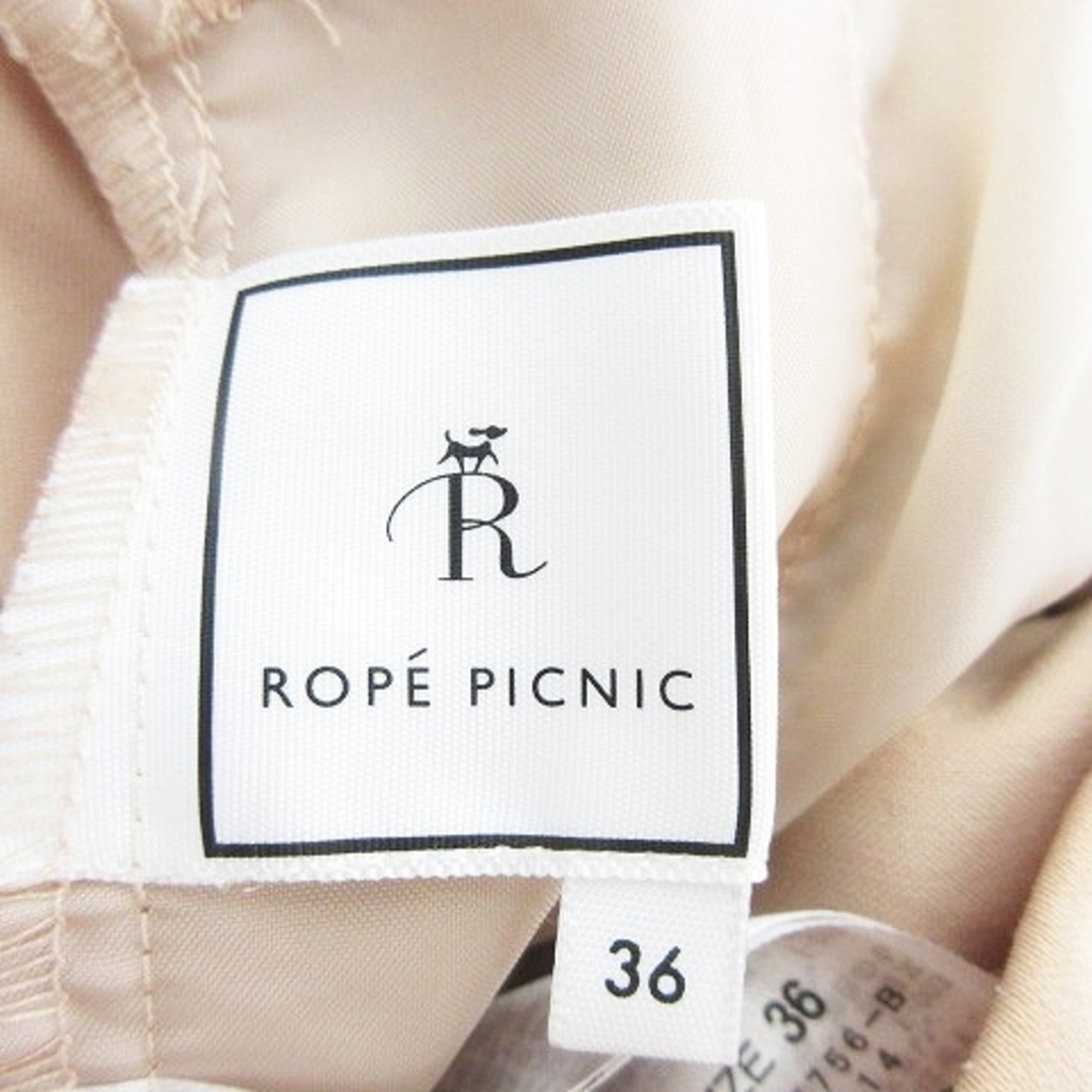 Rope' Picnic(ロペピクニック)のロペピクニック パンツ スラックス 薄手 無地 36 サーモンピンク ボトムス レディースのパンツ(その他)の商品写真