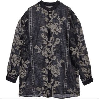 アメリヴィンテージ(Ameri VINTAGE)のAmeriアメリ/MEDI CROSS STITCH LIKE SHIRT(シャツ/ブラウス(長袖/七分))