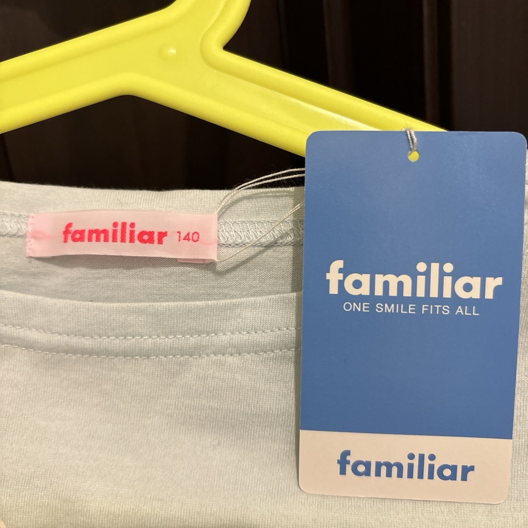 familiar(ファミリア)の新品未使用★ファミリア★五分袖Tシャツ140cm キッズ/ベビー/マタニティのキッズ服女の子用(90cm~)(Tシャツ/カットソー)の商品写真