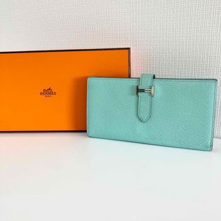 極 美品 C刻印 HERMES エルメス ドゴン コンパクト トリヨン レザー ヴィンテージ 二つ折り財布 ミニ ウォレット ブラウン 25616素材レザートリヨンクレマンス