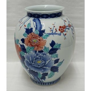 三国窯 初窯　壺 坂田実 　花器高17cm直径20cm陶芸