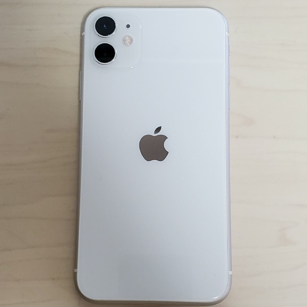 SIMフリー対応SIMサイズSIMロック解除済 美品 Apple iPhone 11 64GB ホワイト