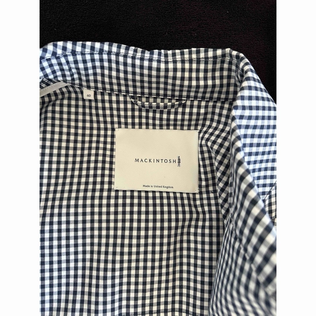 MACKINTOSH - 別注 BEAMS F×MACKINTOSH DUNKELD ギンガム MACKINTOSH - 別注 BEAMS F×MACKINTOSH DUNKELD ギンガム