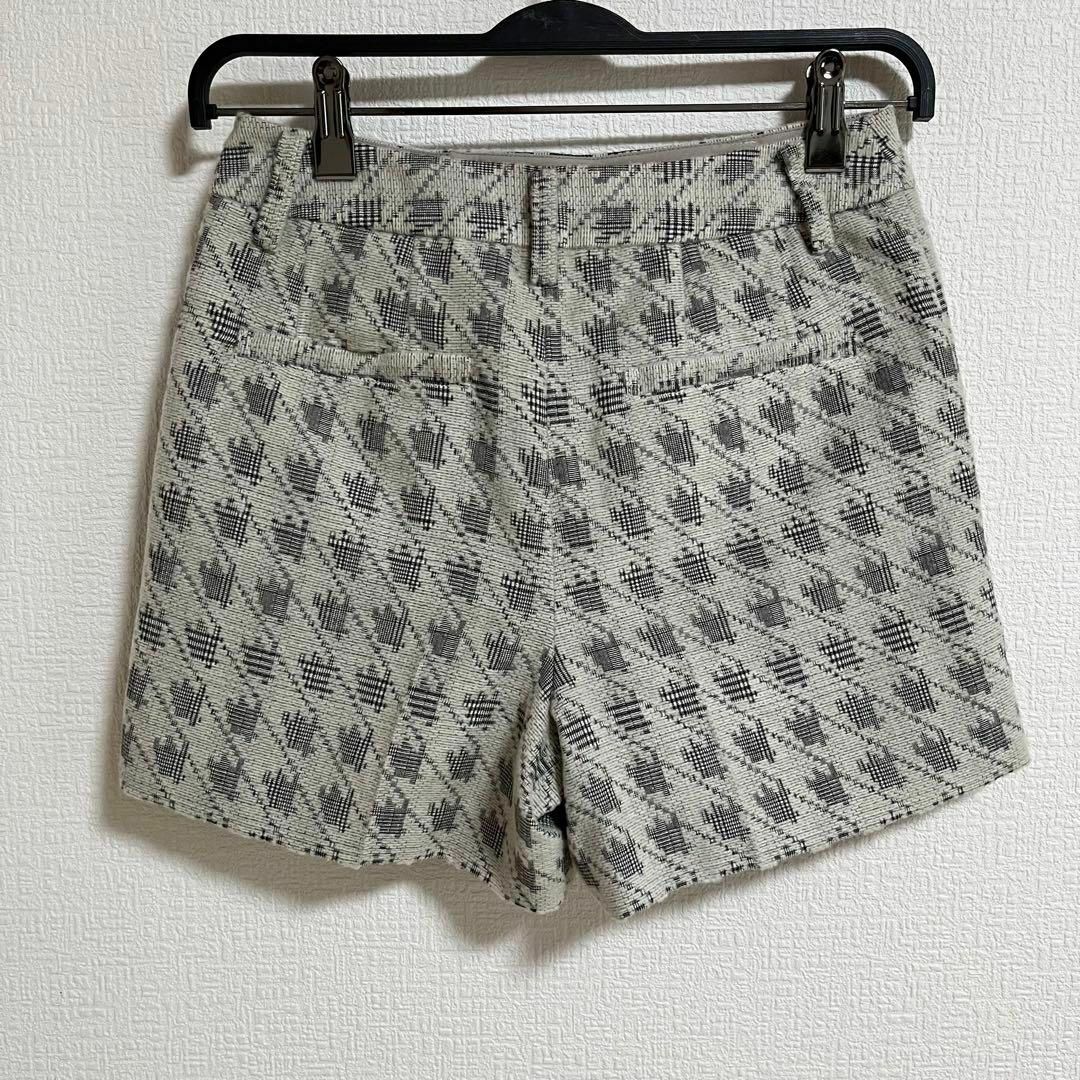 Rope' Picnic(ロペピクニック)のロペピクニック　ROPE PICNIC ショートパンツ　千鳥　柄　シンプル レディースのパンツ(ショートパンツ)の商品写真