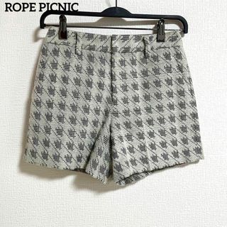 ロペピクニック(Rope' Picnic)のロペピクニック　ROPE PICNIC ショートパンツ　千鳥　柄　シンプル(ショートパンツ)