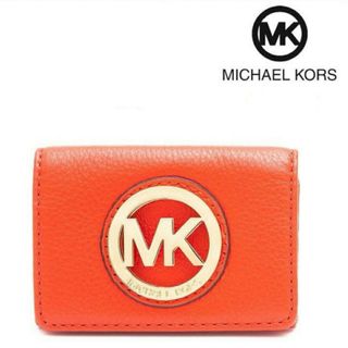 マイケルコース(Michael Kors)の【新品】マイケルコース MICHAEL KORS ロゴ メタル 名刺入れ(名刺入れ/定期入れ)