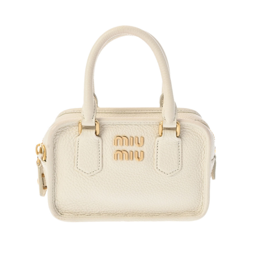 miumiu 2wayショルダーバッグ ホワイト新品未使用タグ付き