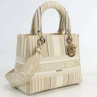 クリスチャンディオール(Christian Dior)のChristian Dior クリスチャンディオール レディディオール M05650JAT トートバッグ キャンバス【中古】 レディース(トートバッグ)