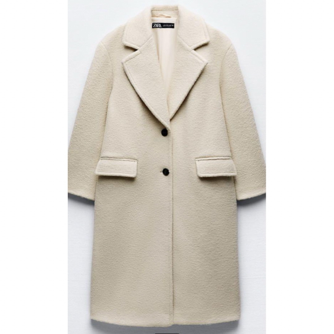ZARA - 新品 タグ付き ZARAブークレオーバーコートの通販 by ZARA - 新品 タグ付き ZARAブークレオーバーコートの通販 by