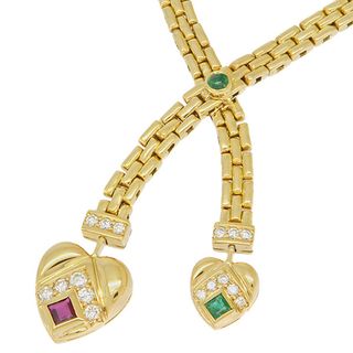 カルティエ(Cartier)のメーカー磨き済み♪カルティエ ヴィンテージ マイヨンパンテール ハートネックレス(ネックレス)