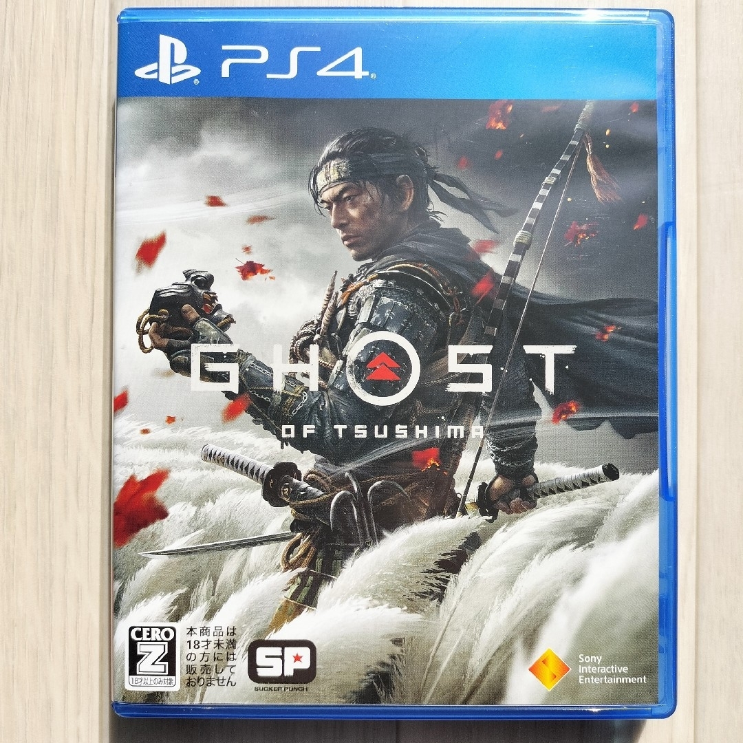 PlayStation4(プレイステーション4)のGhost of Tsushima（ゴースト・オブ・ツシマ） エンタメ/ホビーのゲームソフト/ゲーム機本体(家庭用ゲームソフト)の商品写真