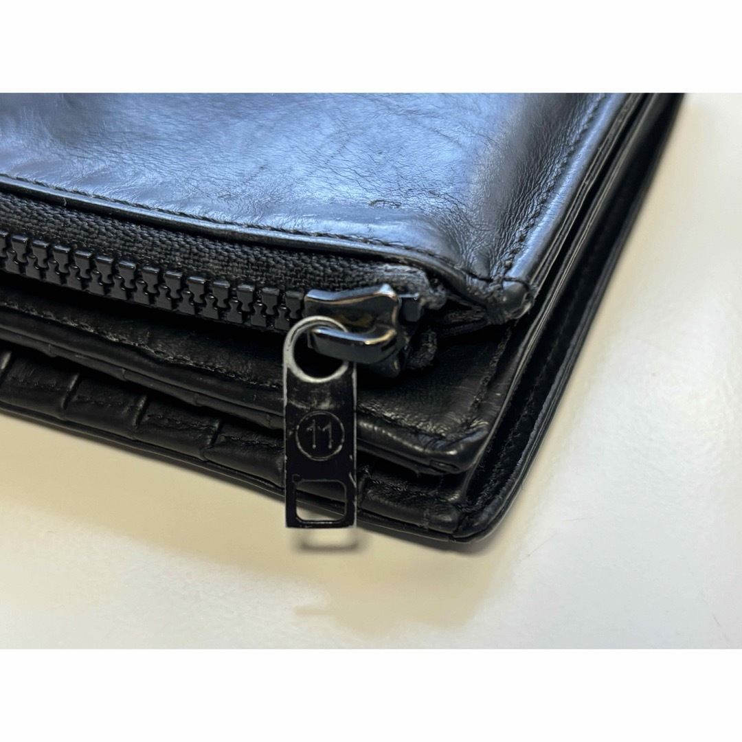 Maison Martin Margiela(マルタンマルジェラ)のマルジェラ/財布/レザー/ウォレット/二つ折り/フラップ/箱付/カードケース/黒 メンズのファッション小物(折り財布)の商品写真