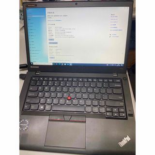 爆速Windows10.Thinkpad T450S.14型ノートパソコン(ノートPC)