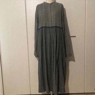 ジャーナルスタンダード(JOURNAL STANDARD)のkhadi&co インド製　コットン　シャツワンピース　ピンタック　マキシ丈(ロングワンピース/マキシワンピース)