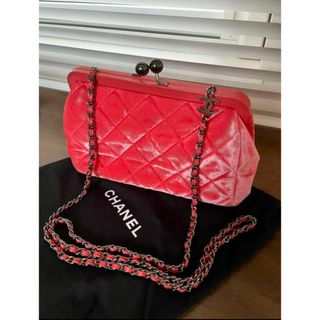 シャネル(CHANEL)のCHANEL ベロア　キルティング　チェーン　ショルダー　バッグ(ショルダーバッグ)