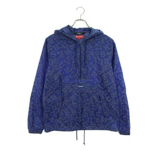 シュプリーム(Supreme)のシュプリーム  15SS  Reflective Pullover Windbreaker ×illumiNite総柄ハーフジップブルゾン メンズ S(ブルゾン)