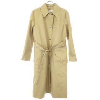 バーバリー(BURBERRY)のBURBERRY バーバリー コットン ベルテッドロングコート 8062658 ベージュ 38(ロングコート)