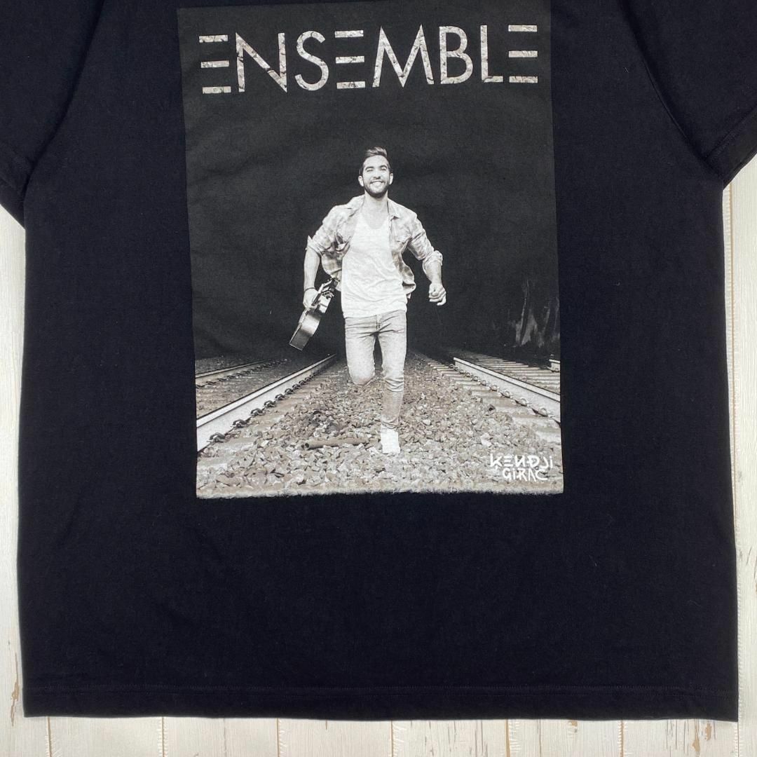 MUSIC TEE(ミュージックティー)のケンジ・ジラク　ENSEMBLE　半袖Tシャツ　古着　ブラック　M 黒 メンズのトップス(Tシャツ/カットソー(半袖/袖なし))の商品写真