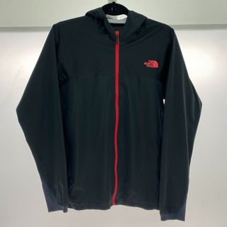 ザノースフェイス(THE NORTH FACE)のωωTHE NORTH FACE ザノースフェイス メンズ ナイロンパーカー SIZE S  NP61407 ブラック×レッド(パーカー)