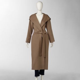 エスマックスマーラ('S Max Mara)のエス マックス マーラ 'S MAX MARA コート FABIO ダブルフェイス フーデット ラップコート ベルテッド ロングコート 2390160533 0001 CAMMELLO(ロングコート)