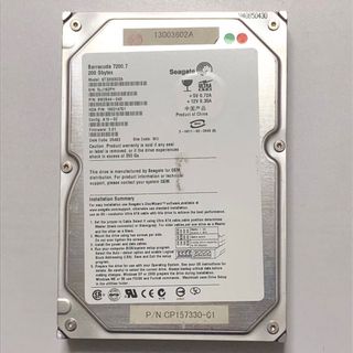 シーゲイト(SEAGATE)のSeagate 3.5インチHDD ST3200822A 200GB/H32(PCパーツ)