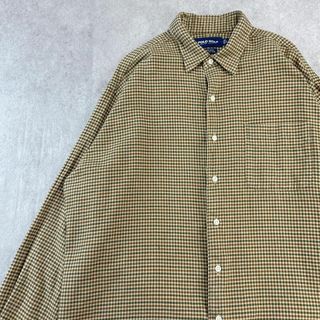 Polo Golf - 希少　ポロゴルフ　ネルシャツ　MARLOWE　長袖シャツ　古着　ベージュ　L