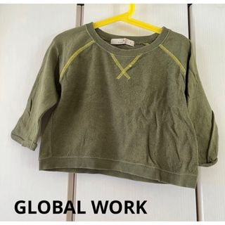 グローバルワーク(GLOBAL WORK)のグローバルワーク キッズ　ショート丈プルオーバー(Tシャツ/カットソー)