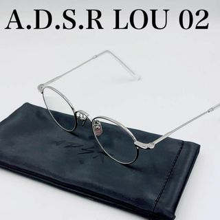 エーディーエスアール(A.D.S.R.)のA.D.S.R. LOU 02 Silver / Clear サングラス(サングラス/メガネ)