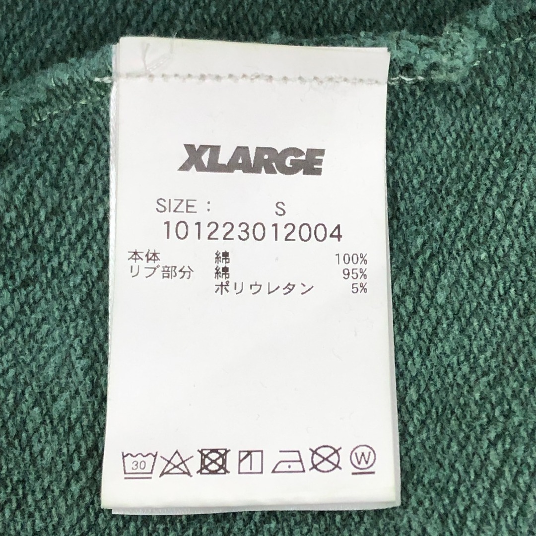 XLARGE(エクストララージ)の〇〇X-LARGE エクストララージ メンズ プルオーバーパーカーサイズS グリーン メンズのトップス(パーカー)の商品写真